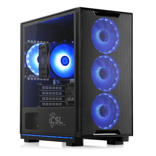 Boost Boxx Gaming PC mit Windows 11 Home, AMD Ryzen 7 8700G 8X 4200 MHz, 1000 GB M.2 SSD, 32 GB DDR5-RAM, AMD Radeon 780M, Gigabyte Mainboard, USB 3.2, M10800H von Boost Boxx