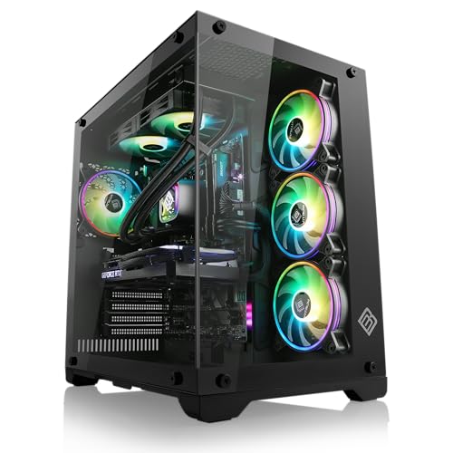 Boost Boxx Gaming PC mit Windows 11 Home, Intel Core i7-14700F 8X 2100 MHz, 1000 GB M.2 SSD, 16 GB DDR5-RAM, GeForce RTX 4060, Gigabyte Mainboard, USB 3.2, M11150H von Boost Boxx