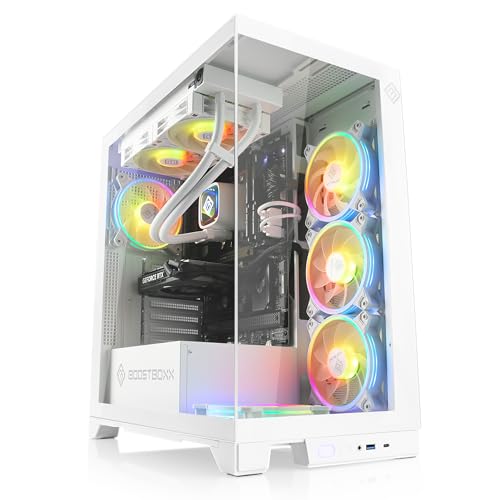 Gaming PC mit Windows 11 Home, AMD Ryzen 7 7700 8X 3800 MHz, 2000 GB M.2 SSD, 32 GB DDR5-RAM, NVIDIA GeForce RTX 4060 Ti, ASUS Mainboard, USB 3.2, M10730H von Boost Boxx