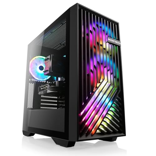 Gaming PC mit Windows 11 Home, Intel Core i5-14400F 6X 2500 MHz, 1000 GB M.2 SSD, 16 GB DDR5-RAM, NVIDIA GeForce RTX 4060, MSI Mainboard, USB 3.2, M10630H von Boost Boxx