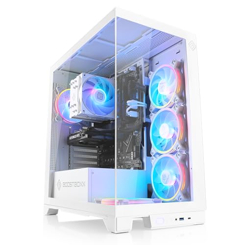 Gaming PC mit Windows 11 Home, Intel Core i7-14700 8X 2100 MHz, 2000 GB M.2 SSD, 32 GB DDR5-RAM, NVIDIA GeForce RTX 4060 Ti, MSI Mainboard, USB 3.2, M10670H von Boost Boxx