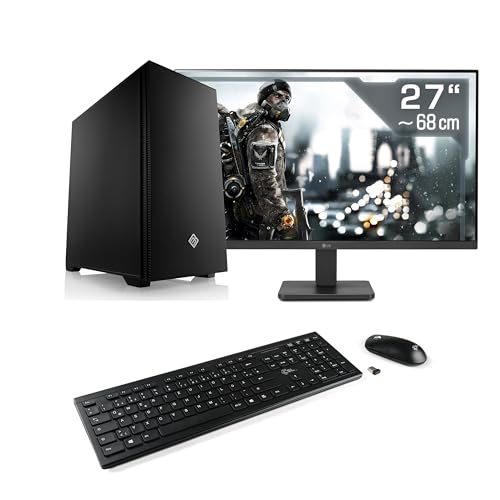 Gaming PC mit Windows 11 Home, AMD Ryzen 5 5600 6X 3500 MHz, 1000 GB M.2 SSD, 16 GB DDR4-RAM, GeForce RTX 4060, MSI Mainbaord, USB 3.2, 27 Zoll Full-HD, Tastatur/Maus-Set, M11480H Gaming PC mit Windows 11 Home, AMD Ryzen 5 5600 6X 3500 MHz, 1000 GB M.2 SSD, 16 GB DDR4-RAM, GeForce RTX 4060, MSI Mainbaord, USB 3.2, 27 Zoll Full-HD, Tastatur/Maus-Set, M11480H von Boost Boxx