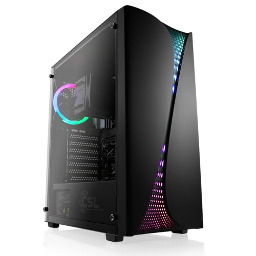 Gaming PC mit Windows 11 Home, AMD Ryzen 7 5700G 8X 3800 MHz, 1000 GB M.2 SSD, 16 GB DDR4-RAM, AMD Radeon Graphics, ASUS Mainboard, USB 3.2, M10850H von Boost Boxx