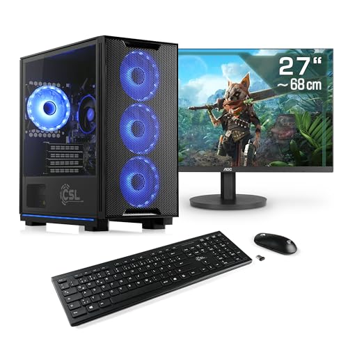 Gaming PC mit Windows 11 Home, AMD Ryzen 7 9700X 8X 3800 MHz, 1000 GB M.2 SSD, 32 GB DDR5-RAM, AMD Radeon Graphics, ASUS Mainbaord, USB 3.2, 27 Zoll WQHD, Tastatur/Maus-Set, M11320H von Boost Boxx