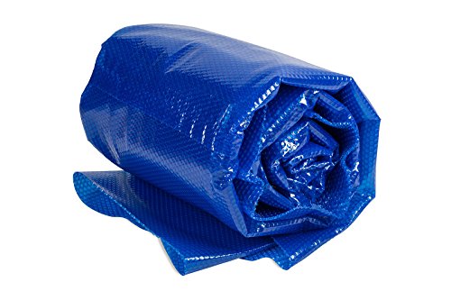 Poolomio Solarfolie, Premium-Poolabdeckung, Solarplane 400 mµ als Poolheizung, Poolfolie für ovalen Pool 6,3 x 3,6 Meter von pool o mio.de