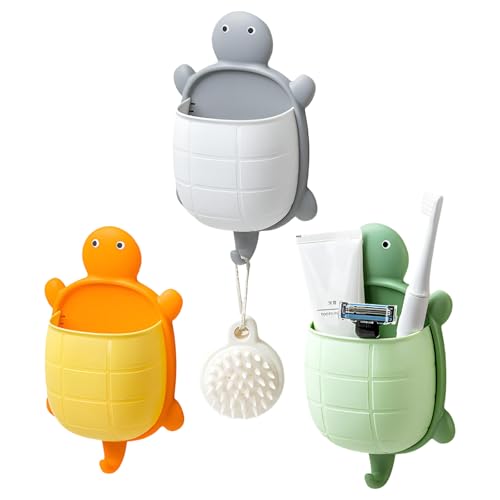 Bootoow Küchen Organizer, 3 Stück Selbstklebende Wandmontierte Aufbewahrungsbox,Schrank Organizer Badezimmer Organizer Organizer Küche Organizer Küche Küchenschrank Organizer Putzmittel Organizer von Bootoow