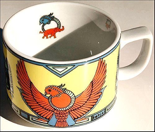 AQUILA (Grundfarbe gelb) BOPLA Porzellan Serie Fortuna, 1 Kaffeetasse, 0,18l TASSE - TAZZA - CUP - TAZA 0,18 l, 1,8 dl, 6-1/4 fl. oz. platzsparend stapelbar, mircowellengeeignet, kältebeständig, ofenfest, spülmaschinenfest, gastronomiebewährtes Hartporzellan Schweizer Qualität, Dekor von namhaften Künstlern gestaltet. Begehrtes Sammlerporzellan. Alle Teller und Tassen sind individuell und einzeln kombinierbar und es passt immer in allen Farben zusammen von Bopla!