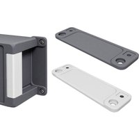 Ba wl 13 7024 Wandlasche (l x b x h) 130 x 40 x 8 mm Aluminium Graphitgrau (ral 7024) 2 St. - Bopla von Bopla