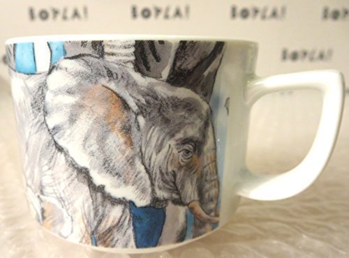 Bopla! Jali Porzellan Safari BLAU Kaffeetasse 18 cl Coffee Cup 6 1/4 oz. Tasse à café 18 cl Tazza da caffè 18 cl von Bopla!