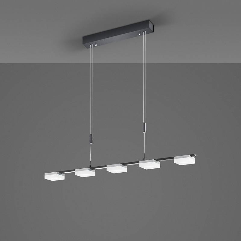 Bopp Plus Quad Led Hängelampe Fünfflammig Schwarz/Alu Hängeleuchte Lampe Leuchte B-Ware von Bopp Plus