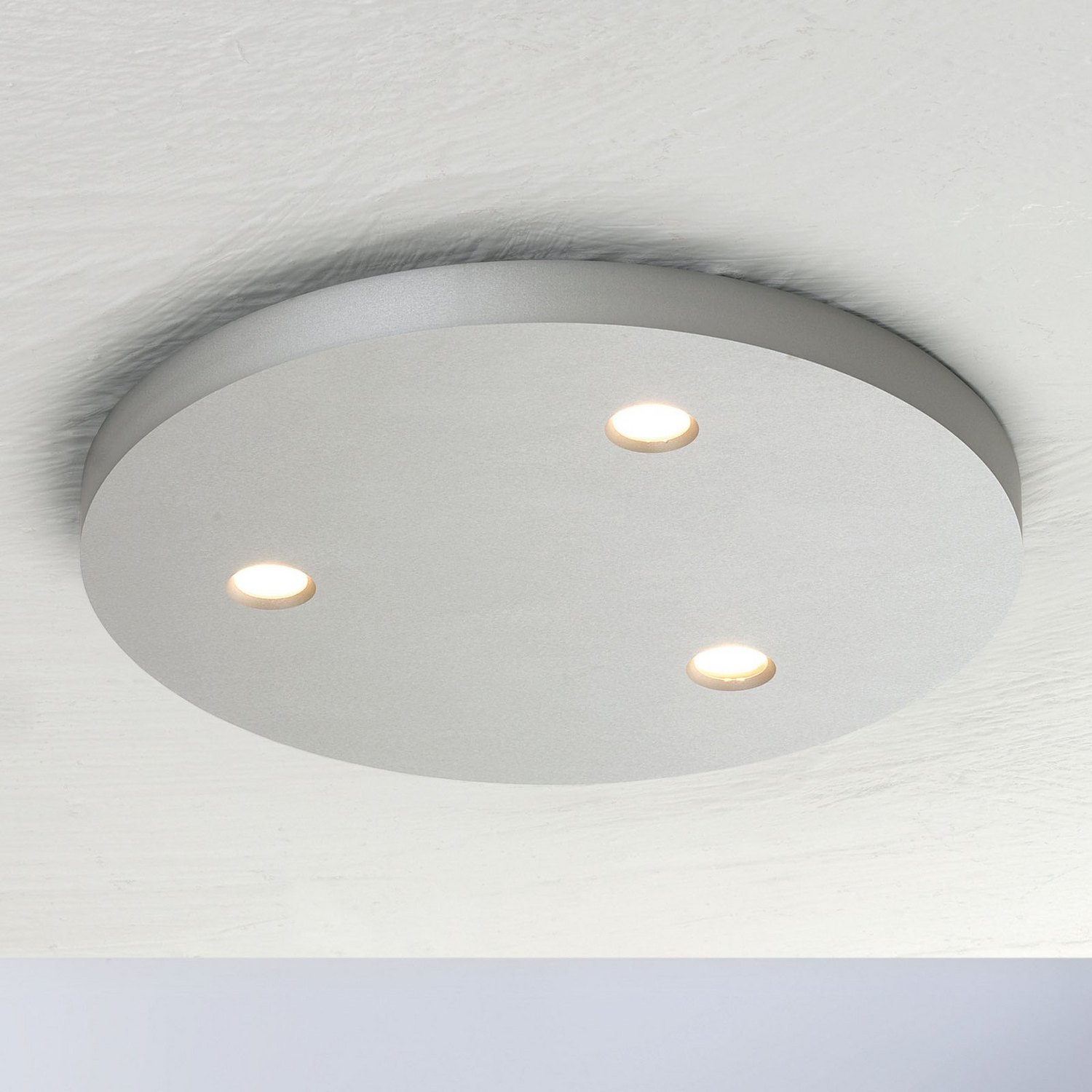 Bopp Close Led Deckenlampe 3 Flammig Rund Alu Deckenleuchte Lampe Leuchte Spot B-Ware von Bopp