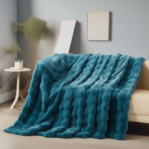 Boqingzhu Kuscheldecke Petrol Blau 150×200cm Flauschig Warm Weich Dick Sofadecke Couchdecke Wohnzimmer Decke Plüschdecke Boqingzhu Kuscheldecke Petrol Blau 150×200cm Flauschig Warm Weich Dick Sofadecke Couchdecke Wohnzimmer Decke Plüschdecke von Boqingzhu