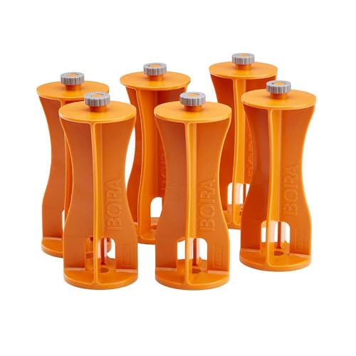 Bora Centipede CA0506 Riser-Set, Zubehör für Bora Tausendfüßler, Arbeitshöhe, erhöht, Orange von Bora