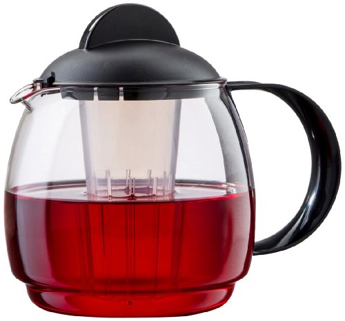 Boral 45181 Mikrowellen-Glaskanne 1,8 Liter mit Teefilter-Einsatz, schwarz Boral 45181 Mikrowellen-Glaskanne 1,8 Liter mit Teefilter-Einsatz, schwarz von Boral