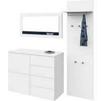 borchardt Möbel Garderoben-Set, (3 St.), Drucköffner (Push-To-Open), höhenverstellbare Einlegeböden von Borchardt Möbel