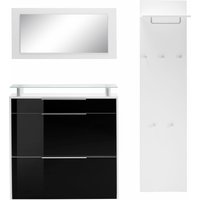 borchardt Möbel Garderoben-Set "Oliva", (3-tlg), mit hängendem Schuhschrank, Paneel und Spiegel von Borchardt Möbel