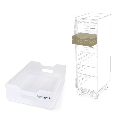 Bordbar Kunststoffschubkasten für Trolley und Box von bordbar