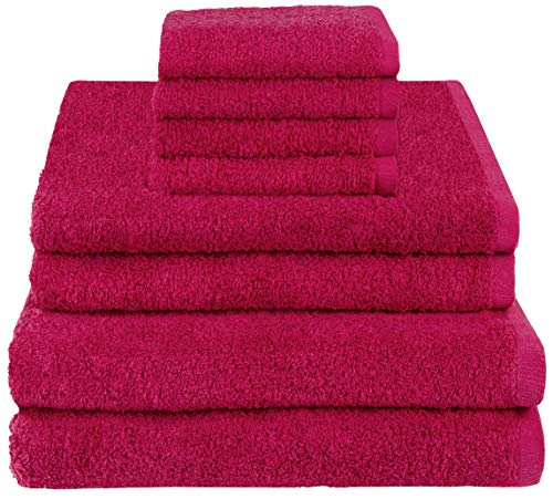 Bordeaux Handtuch Set, 100% Baumwolle, Rot, 8 TLG. FROTTIER von Bordeaux