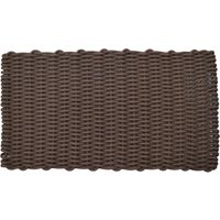 Braun - Handgewebte Seil Türmatte Teppich Veteran Made von BoredParacord