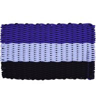 Lila, Weiß Und Schwarz Dreifachstreifen - Handgewebt Seil Türmatte Teppich Veteran Made Lila, Weiß Und Schwarz Dreifachstreifen - Handgewebt Seil Türmatte Teppich Veteran Made von BoredParacord