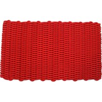 Rot - Handgewebte Seil Türmatte Teppich Veteran Made von BoredParacord