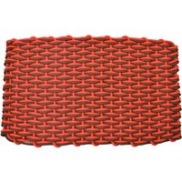 Rot Und Oliv Drab Double Weave - Handgewebte Seil Türmatte Teppich Veteran Made von BoredParacord