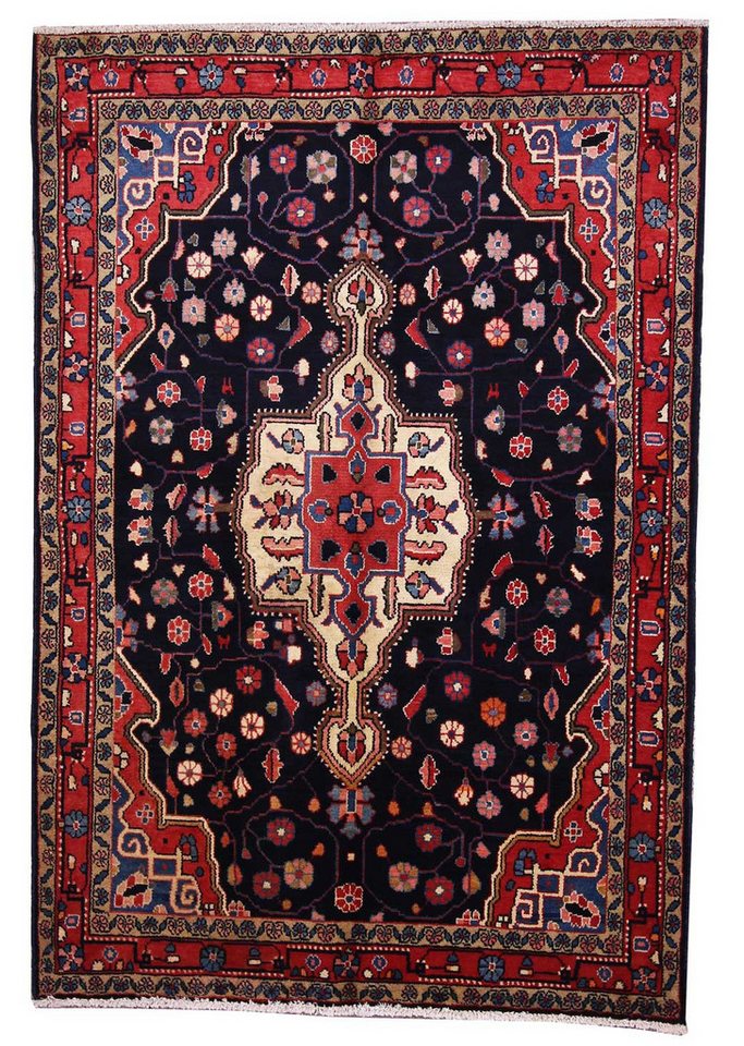 Borento Orientteppich Perserteppich Hamadan 201 x 136 cm, rechteckig, Handgeknüpft Borento Orientteppich Perserteppich Hamadan 201 x 136 cm, rechteckig, Handgeknüpft von Borento