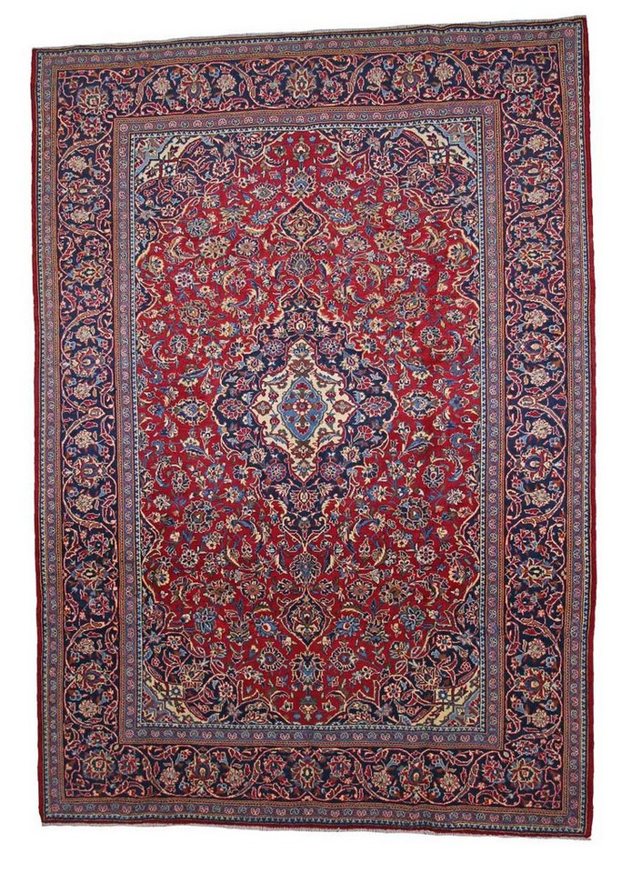 Borento Orientteppich Perserteppich Keshan 355 x 250 cm, rechteckig, Handgeknüpft von Borento