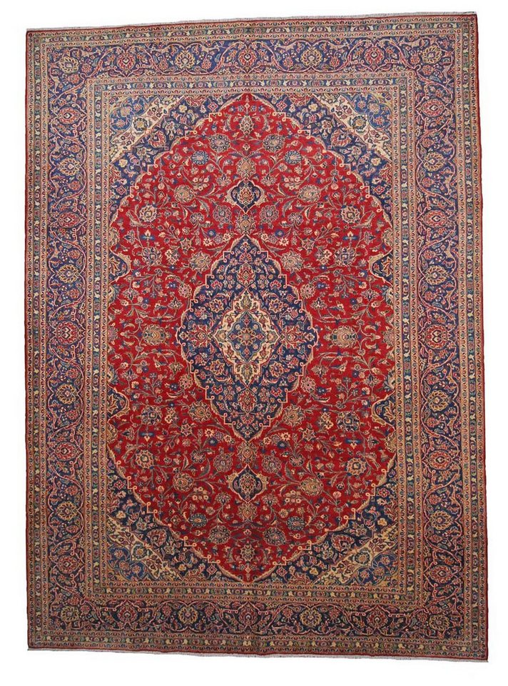 Borento Orientteppich Perserteppich Keshan 355 x 257 cm, rechteckig, Handgeknüpft von Borento