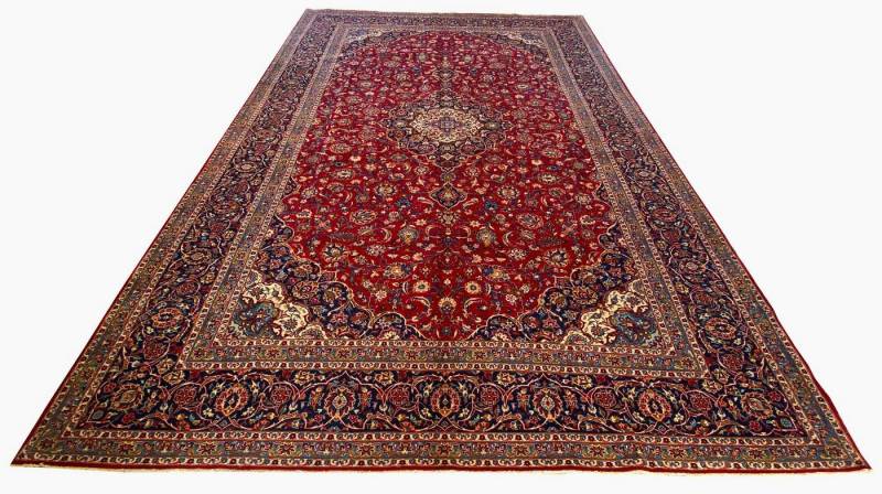Borento Orientteppich Perserteppich Keshan 607 x 389 cm, rechteckig, Handgeknüpft Borento Orientteppich Perserteppich Keshan 607 x 389 cm, rechteckig, Handgeknüpft von Borento