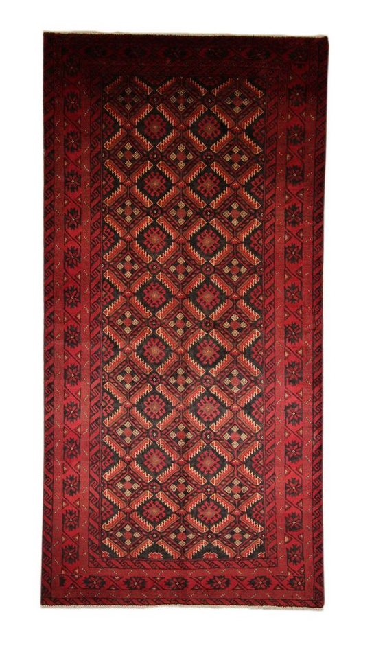 Orientteppich Perserteppich Belutsch 215 x 105 cm, Borento, rechteckig, Höhe: 5 mm, Handgeknüpft von Borento