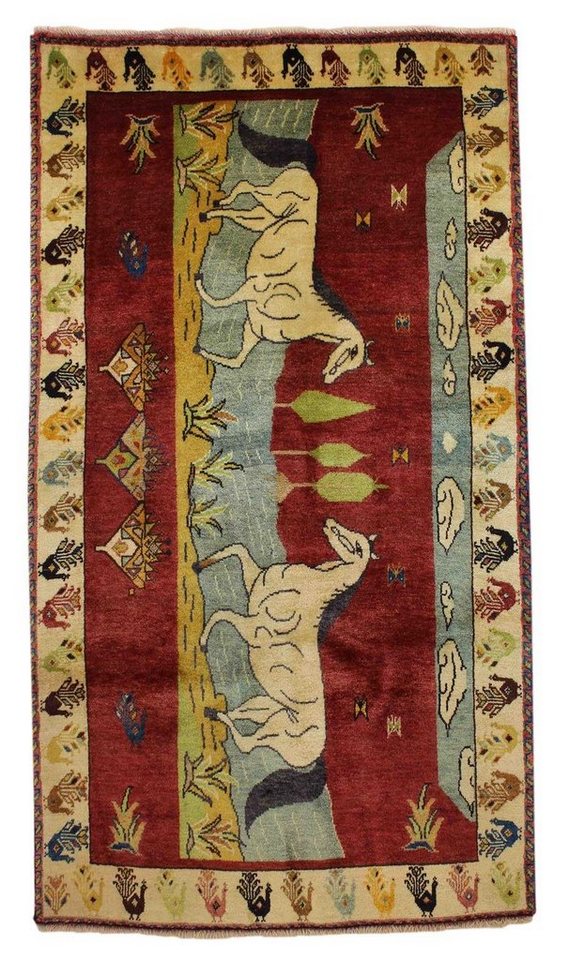 Orientteppich Perserteppich Gabbeh 175 x 102 cm, Borento, rechteckig, Höhe: 15 mm, Handgeknüpft von Borento