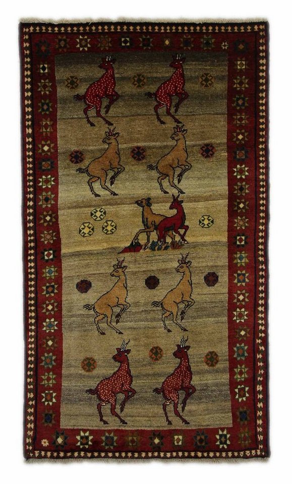 Orientteppich Perserteppich Gabbeh 187 x 105 cm, Borento, rechteckig, Handgeknüpft von Borento