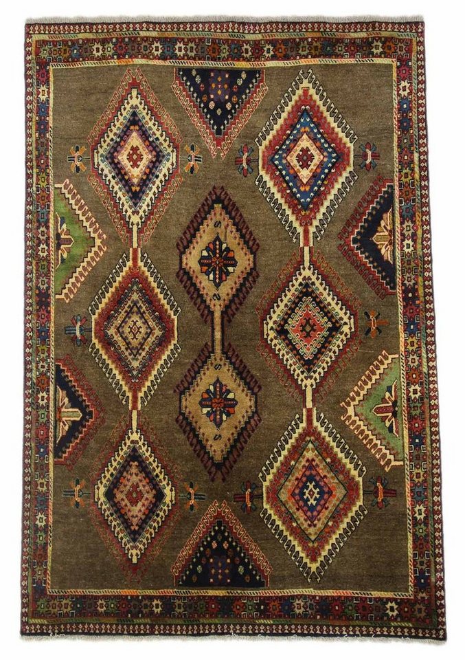 Orientteppich Perserteppich Gabbeh 230 x 155 cm, Borento, rechteckig, Handgeknüpft von Borento