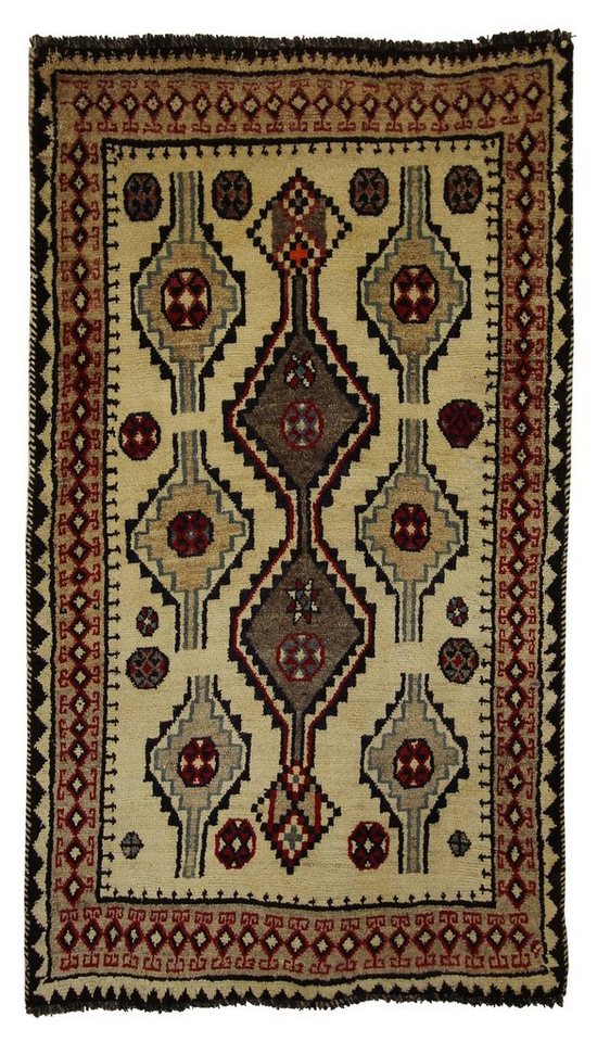 Orientteppich Perserteppich Gabbeh-Shuli 200 x 117 cm, Borento, rechteckig, Höhe: 10 mm, Handgeknüpft von Borento