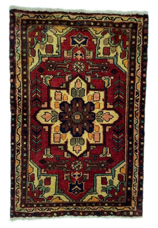 Orientteppich Perserteppich Hamadan 100 x 66 cm, Borento, rechteckig, Handgeknüpft von Borento