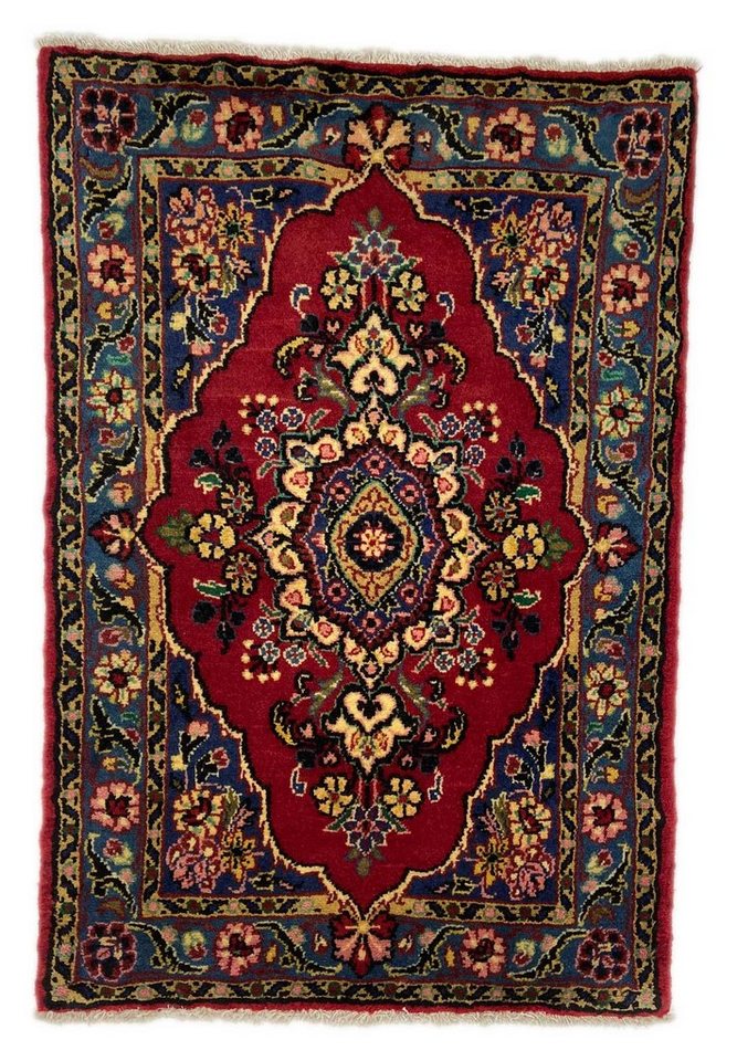 Orientteppich Perserteppich Hamadan 104 x 71 cm, Borento, rechteckig, Handgeknüpft von Borento