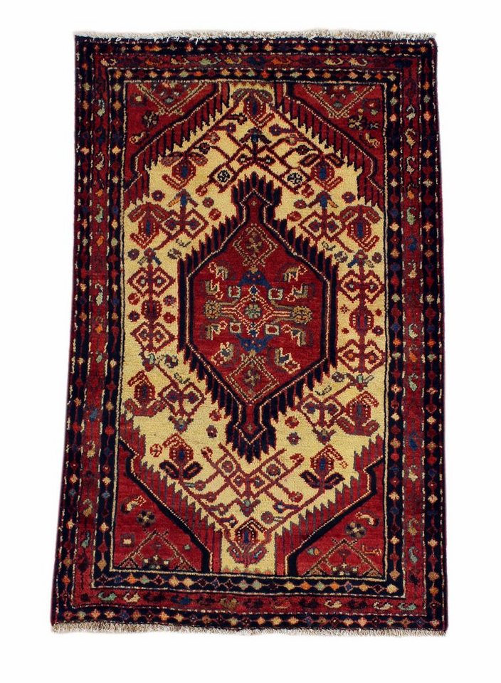 Orientteppich Perserteppich Hamadan 115 x 72 cm, Borento, rechteckig, Höhe: 10 mm, Handgeknüpft von Borento