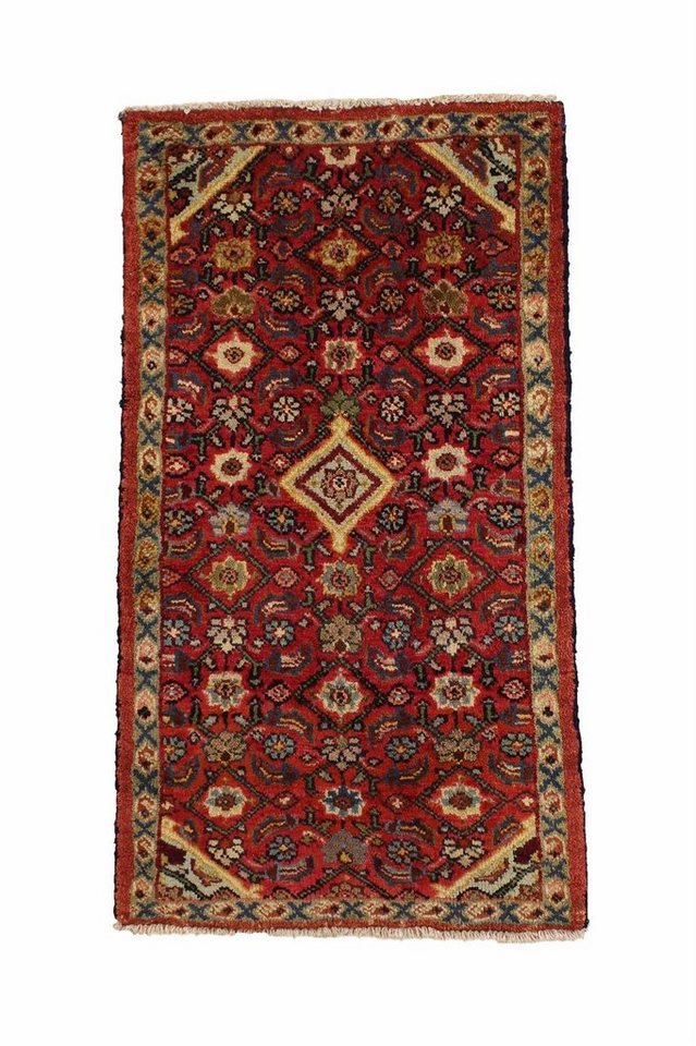 Orientteppich Perserteppich Hamadan 119 x 66 cm, Borento, rechteckig, Höhe: 10 mm, Handgeknüpft von Borento