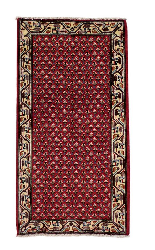 Orientteppich Perserteppich Hamadan 130 x 67 cm, Borento, rechteckig, Höhe: 10 mm, Handgeknüpft von Borento