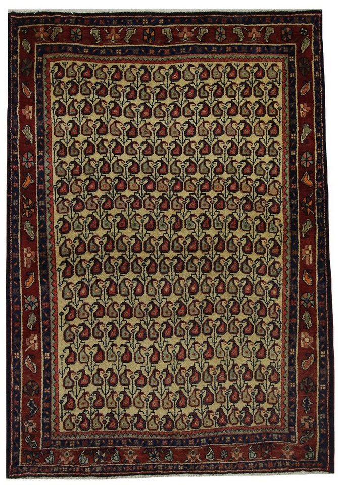 Orientteppich Perserteppich Hamadan 156 x 110 cm, Borento, rechteckig, Handgeknüpft von Borento