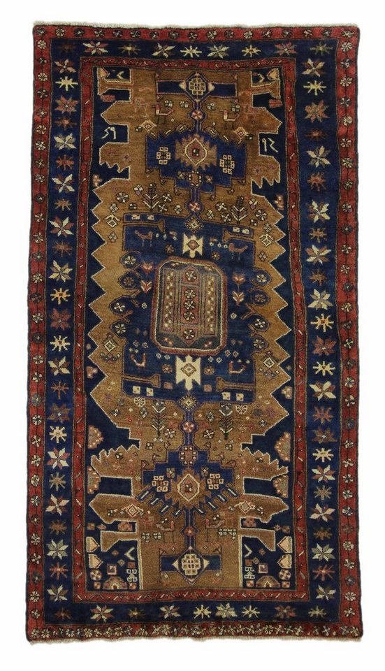 Orientteppich Perserteppich Hamadan 230 x 125 cm, Borento, rechteckig, Handgeknüpft von Borento