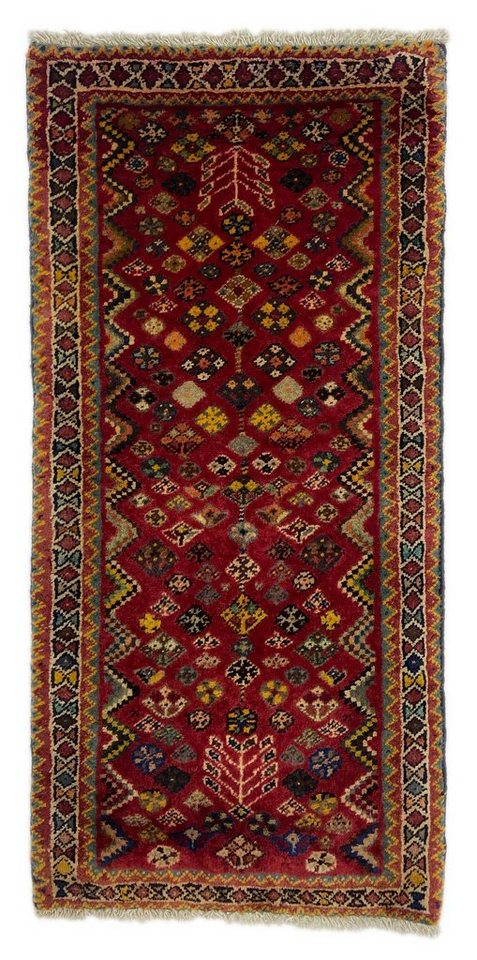 Orientteppich Perserteppich Hamadan 95 x 45 cm, Borento, rechteckig, Handgeknüpft von Borento