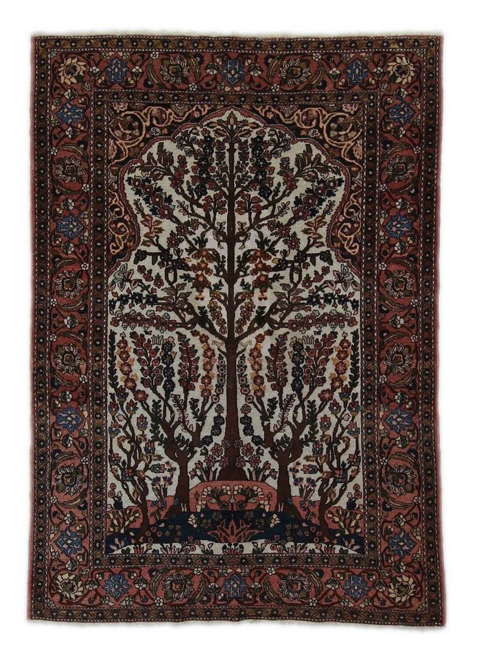 Orientteppich Alter feiner Perserteppich Isfahan 204 x 142 cm, Borento, rechteckig, Handgeknüpft von Borento