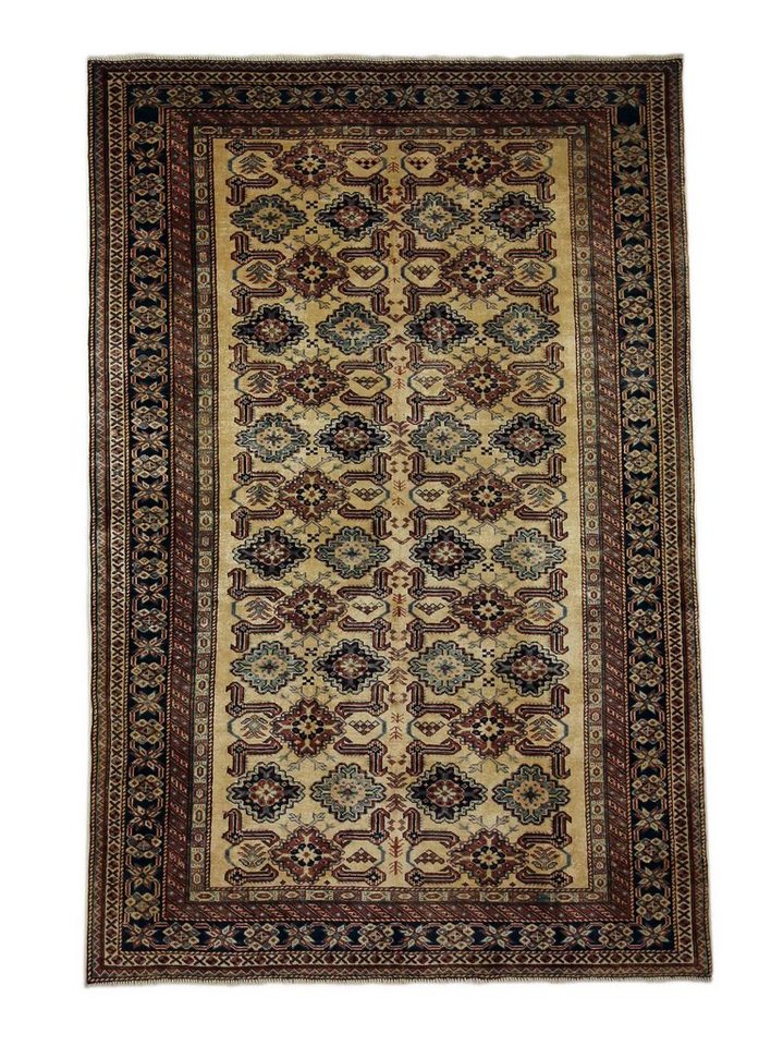 Orientteppich Perserteppich Kazak 218 x 143 cm, Borento, rechteckig, Höhe: 4 mm, Handgeknüpft von Borento