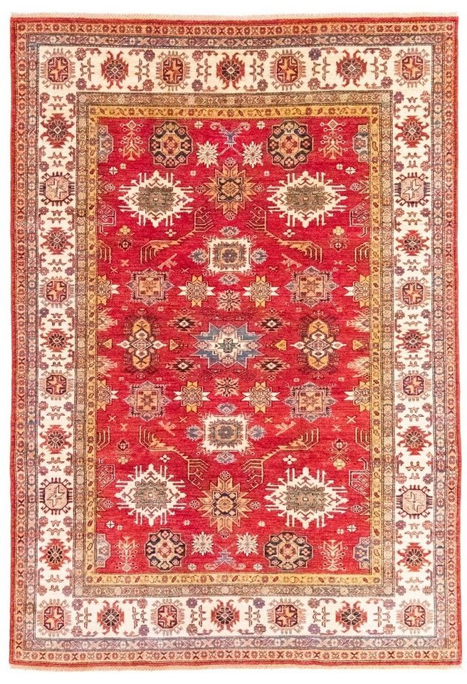 Orientteppich Perserteppich Kazak 271 x 188 cm, Borento, rechteckig, Höhe: 4 mm, Handgeknüpft von Borento