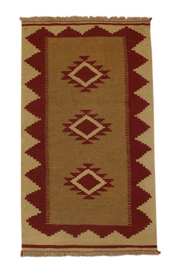 Orientteppich Perserteppich Kelim 117 x 66 cm, Borento, rechteckig, Höhe: 4 mm, Handgewebt von Borento
