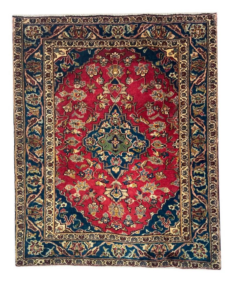 Orientteppich Perserteppich Keshan 123 x 103 cm, Borento, rechteckig, Handgeknüpft von Borento