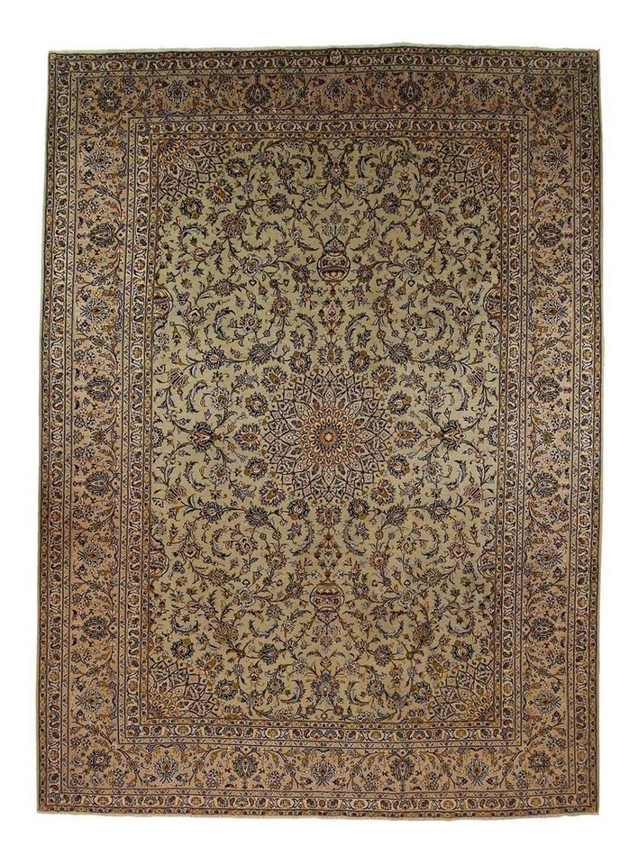 Orientteppich Perserteppich Keshan 435 x 315 cm, Borento, rechteckig, Höhe: 10 mm, Handgeknüpft von Borento