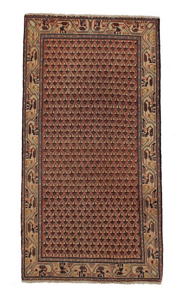 Orientteppich Perserteppich Sarough 118 x 62 cm, Borento, rechteckig, Höhe: 12 mm, Handgeknüpft von Borento